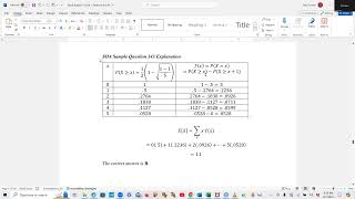 Actuarial SOA Exam P Sample Question 343 Solution [upl. by Ocinemod114]