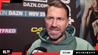 TOUGH S BLAME ME  EDDIE HEARN EXPLAINS REMATCH CLAUSE FOR JOSHUAWALLIN BELLEW amp DUBLIN SHOW [upl. by Alene]