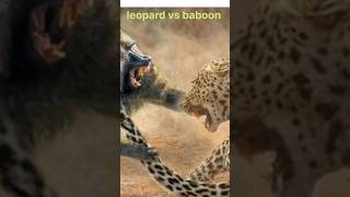 leopard vs baboon [upl. by Pacheco]