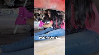 WAIT FOR IT……🍫🥤 rear differential fluid change [upl. by Enayd]