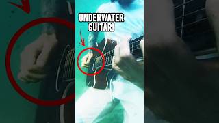 What playing guitar underwater ACTUALLY sounds like [upl. by Li]