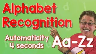 Alphabet Automaticity  Upper and Lower Case  4 Seconds  Jack Hartmann [upl. by Yalahs]