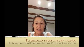 Testimonio metavisiónsupervisiónintervisión a Cris Bolívar [upl. by Kcirb]