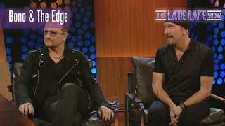 Bono and The Edge Interview and Performance  The Late Late Show [upl. by Akirej]