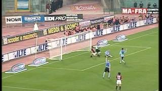 Derby Roma  Lazio 20 del 27102001 [upl. by Sasnak]