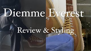 Diemme Everest Boots  Review amp Styling Hiking Boots [upl. by Lerak]