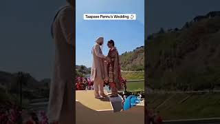 Did Taapsee Pannu REALLY Get Married See Alleged Wedding Video with Mathias Boe TaapseePannu [upl. by Ruon]