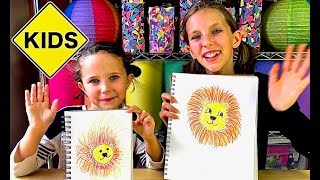 Sign Post Art with Sign Post Kids How to Draw a Lion [upl. by Thebault155]