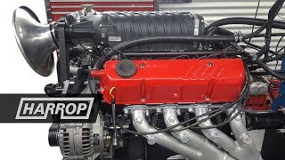 Holden 355ci V8  Harrop Supercharger Kit [upl. by Ayocal]