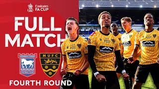 FULL MATCH  Ipswich Town v Maidstone United  Fourth Round  Emirates FA Cup 202324 [upl. by Aras705]