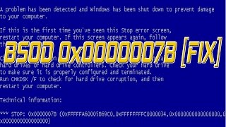 Fix BSOD 0x0000007B [upl. by Mccollum524]