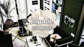 Tumblr Apartment  CC Links  SIMS 4 Stop Motion [upl. by Atoked]