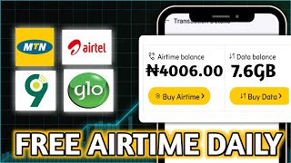 How I get free airtime daily on all networks  unlimited free ₦1000 airtime on your phone [upl. by Inalel]