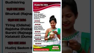 Jil joj doson prob list 2024 shortsvideo santalimusic santhalidesivlog shorts virals [upl. by Hesta914]