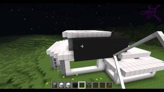 Minecraft TUTO Maison moderne n°3 [upl. by Aiselad620]