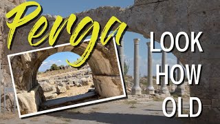 Relaxing Walkthrough of the Ancient City of Perga Perge Ruins Aksu Antalya Turkey [upl. by Recnal729]