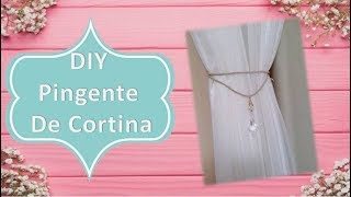 DIY Pingente de cortina  Faça você mesmo pingente de cortina [upl. by Imak]