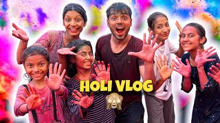 Holi Vlog 2024 😍 Sabne Bhot Color Lgaya Best Holi Kheli Es Bar Toh ❤️ [upl. by Gibert]