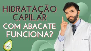 Hidratação caseira com ABACATE benefícios para o cabelo [upl. by Yuma394]