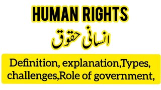 Human Rights Explained What You Need to Know definition types role humanrights [upl. by Hunfredo]