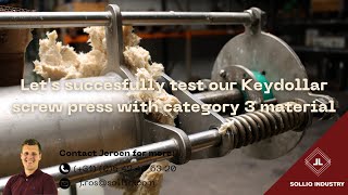 How we challenge our Keydollar screw press with collagen successfully [upl. by Edgell817]