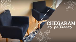 NOVAS POLTRONAS PARA A SALA UNBOXING E MONTAGEM COMPLETA [upl. by Ramsay]