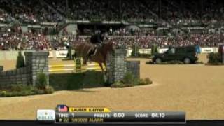 AngloArabian Snooze Alarm amp Lauren Kieffer  2010 Rolex Stadium Jumping [upl. by Henrie]