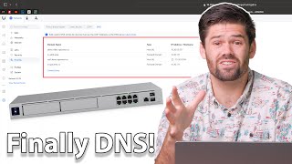 UniFi FINALLY added DNS  How to add DNS records to Dream Machine Pro 8293 [upl. by Etnauq]