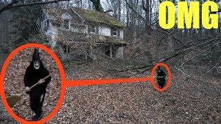 you wont believe what my drone caught on camera inside Blair Witch forest We saw her [upl. by Yennor355]