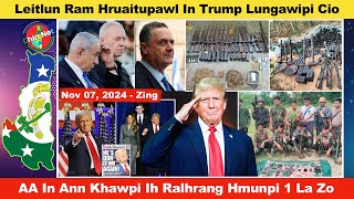 Nov 07 Zing Leitlun Ram Hruaitupawl In Donald Trump Lungawipi AA In Ralhrang Battalion 757 La Zo [upl. by Lener]