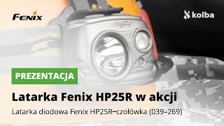 Fenix HP25R w akcji  czyli test i prezentacja latarki czołowej w starej piwnicy [upl. by Epolenep]