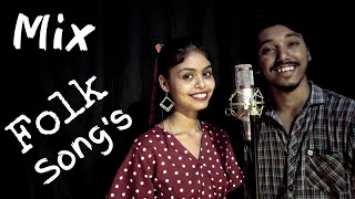 Mix Bengali Folk Songs  cover song  shilpi musical [upl. by Vachill]