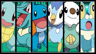 FULL POKEMON WATER STARTERS TEAM [upl. by Lavina]