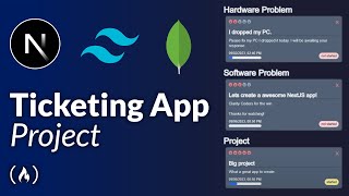 Nextjs Tailwind CSS and MongoDB Project Tutorial – Ticketing App [upl. by Tacklind]
