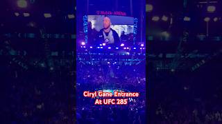 Ciryl Gane Entrance At UFC285 ufc ufccanada cirylgane jonjones heaveyweight ufclasvegas [upl. by Muna]