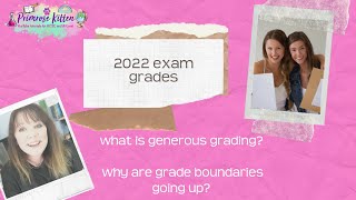 2022 exam grades  generous grading are grade boundaries going up  GCSE and ALevel Results Day [upl. by Cynar903]