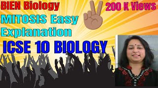 CELL DIVISION  MITOSIS  EXPLAINED IN THE EASIEST WAY BIOLOGY  ICSE  CBSE  Board Exams [upl. by Clorinde]