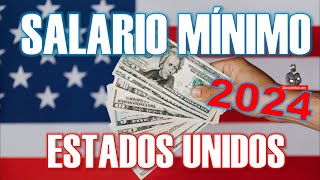 El salario mínimo en los Estados Unidos para 2024 🇺🇸 💵  alarconnelson [upl. by Nyllek]