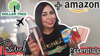 DOLLAR TREE AND AMAZON TRAVEL MUST HAVES MY HOLY GRAIL TRAVEL ITEMS [upl. by Sarson953]