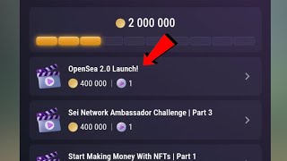 OpenSea 20 Launch Tapswap Code  OpenSea 20 Launch NFT Marketplace ShakeUp Leaderboard Reward [upl. by Noryak]