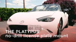 The Platypus Mazda Miata License Plate Solution [upl. by Bashuk]