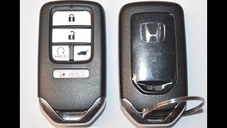 17  22 Honda CRV Key Fob Battery Replacement  EASY DIY [upl. by Bengt]