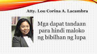 Buying Land in the Philippines Pagbili ng Lupa [upl. by Elga]