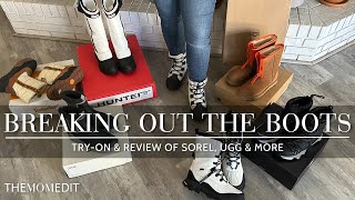 Breaking Out the Snowboots A Review of 7 Pairs from Sorel Ugg Hunter amp More [upl. by Julis889]