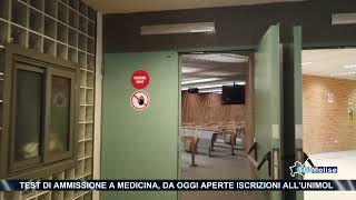 Test di ammissione a medicina da oggi aperte iscrizioni allUnimol [upl. by Eeroc]