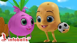 உருளைக்கிழங்கு செல்லக்குட்டியின் புது நண்பன்  Tamil Rhymes amp Kids Cartoons  Infobells [upl. by Aydiv]