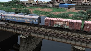 DUSTY ICF COACHES COUPLED BY DUSTY FRIEGHT BCNHL  INDIAN TRAIN SIMULATOR 2024 [upl. by Hakceber]