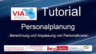 Personalkostenberechnung Personalplanung für Projektanträge von Vereinen [upl. by Harned258]