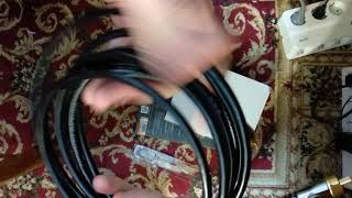 QED Performance Subwoofer cable  unboxing [upl. by Aneehsirk]