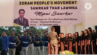 SawrkarMipui Sawrkar thar Ruai nen ropui takin lawm [upl. by Peterman62]